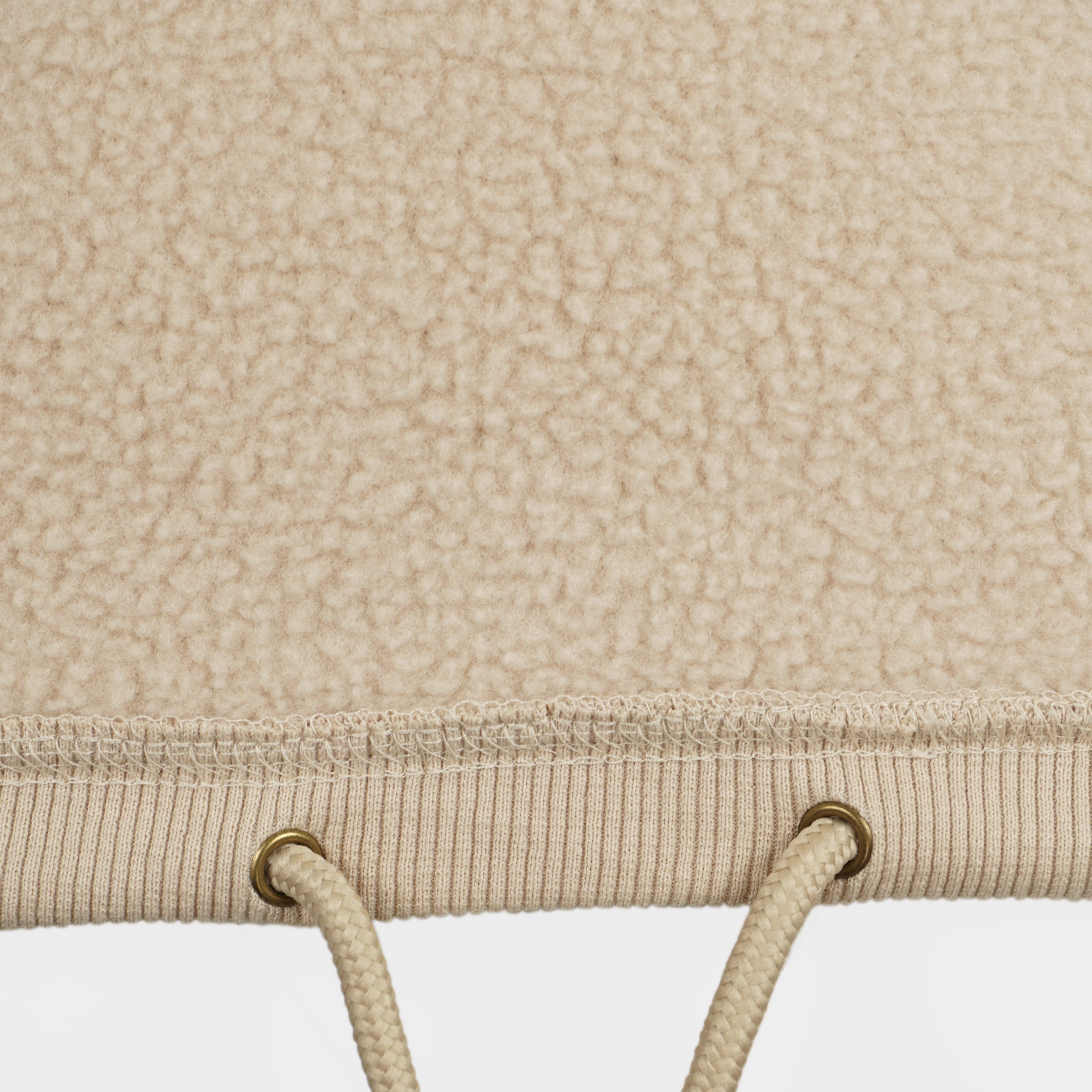 Beige Baze Dessert crop hoodie – inside view