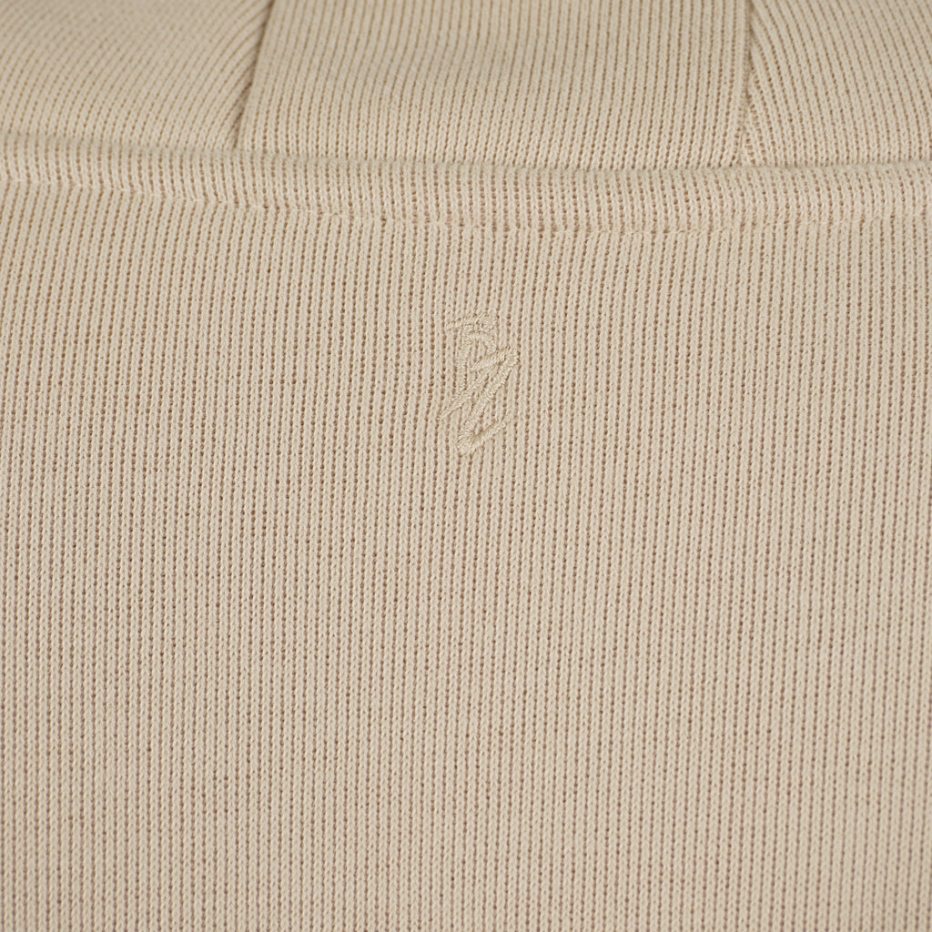 Beige Baze Dessert hoodie – back logo view