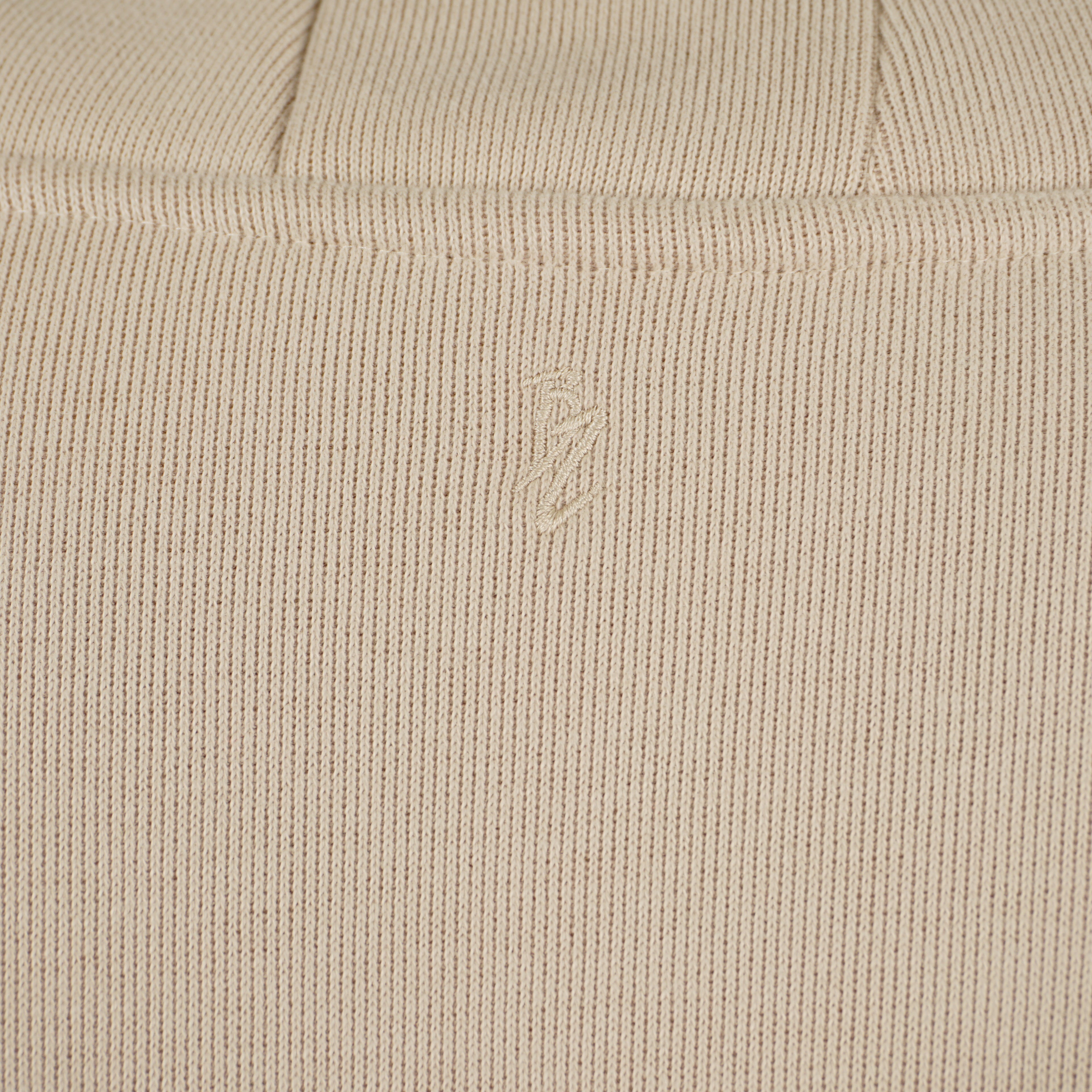 Beige Baze Dessert hoodie – back logo view