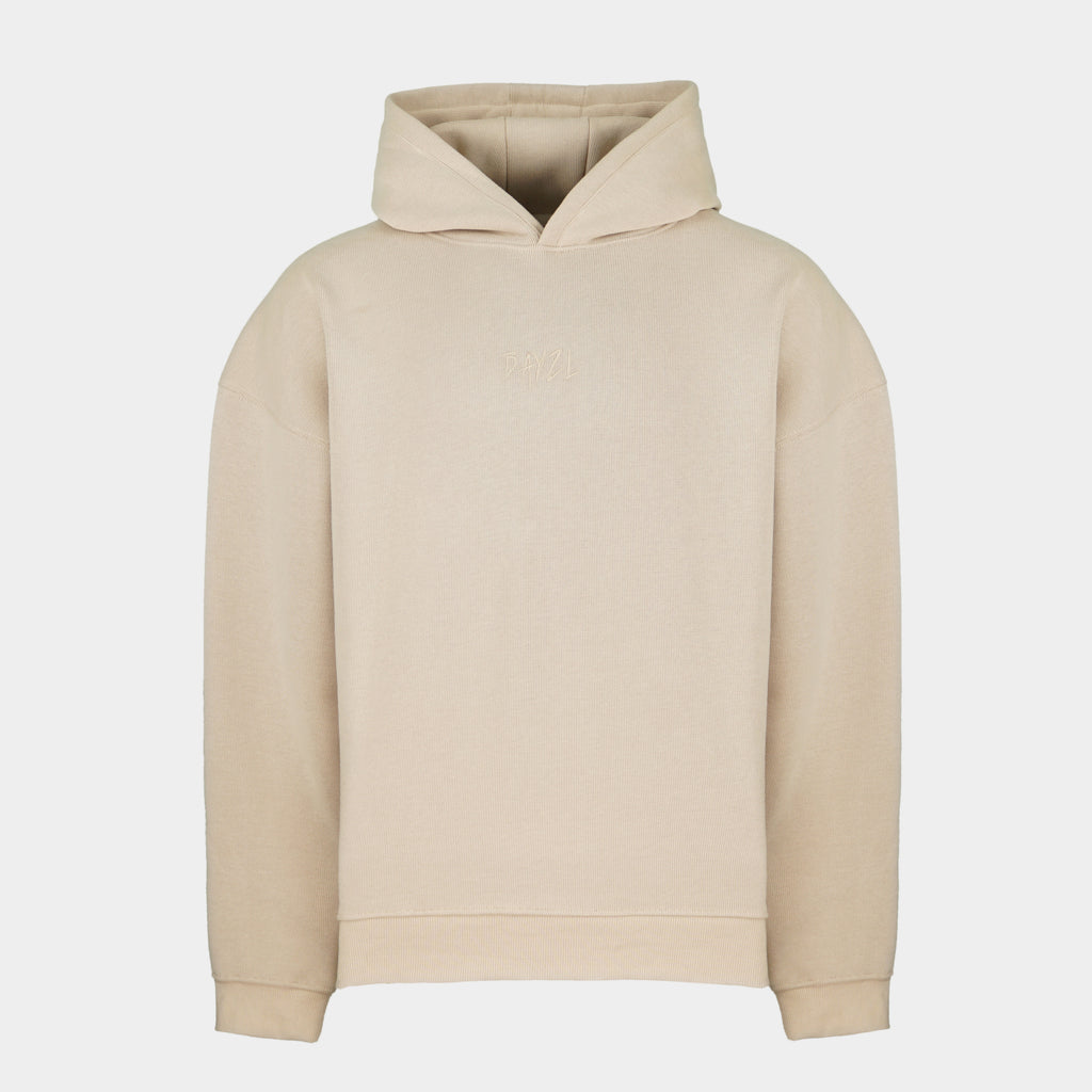 Beige men’s Baze Dessert hoodie – front view