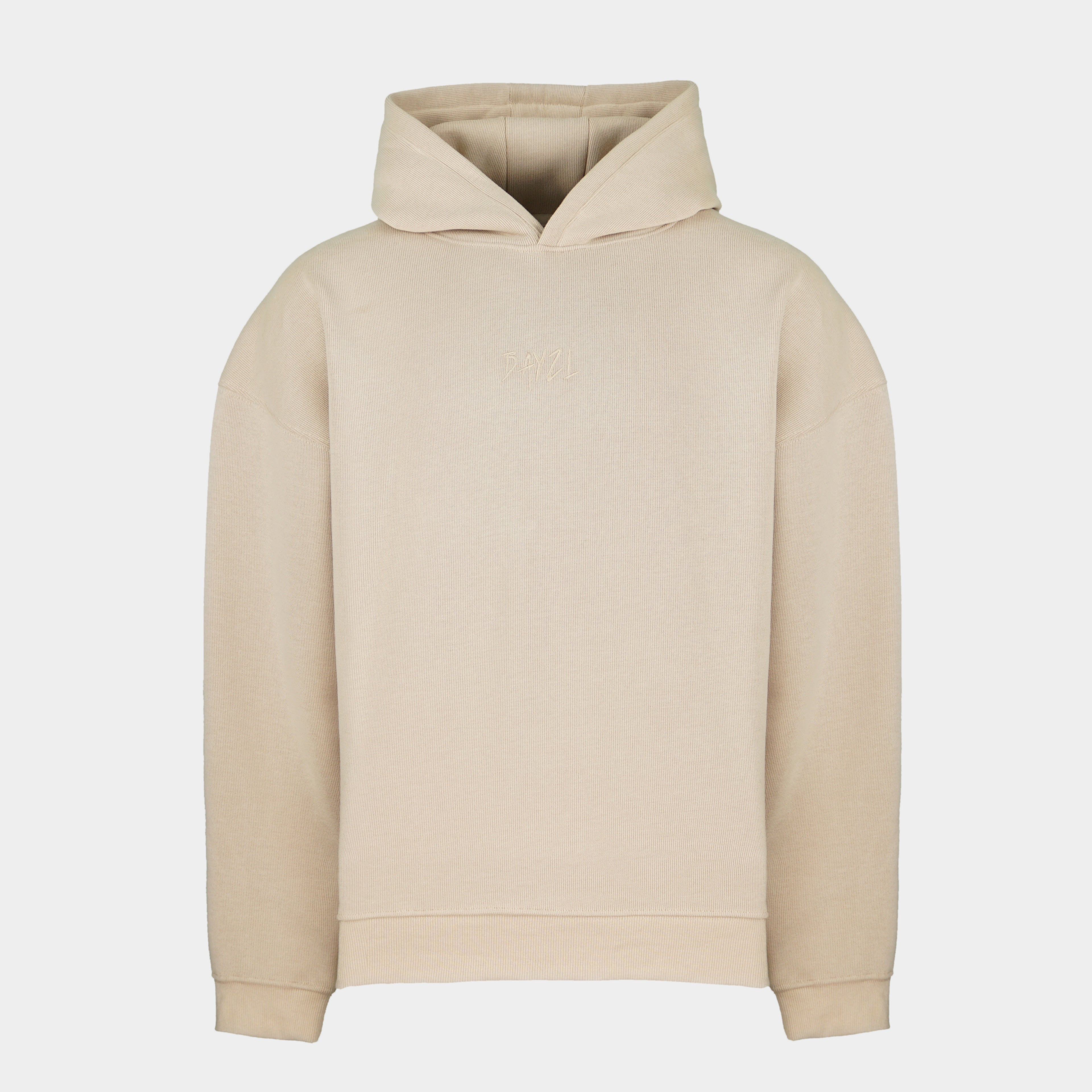 Beige men’s Baze Dessert hoodie – front view