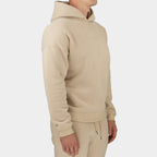 Beige men´s Baze Dessert hoodie - model front view