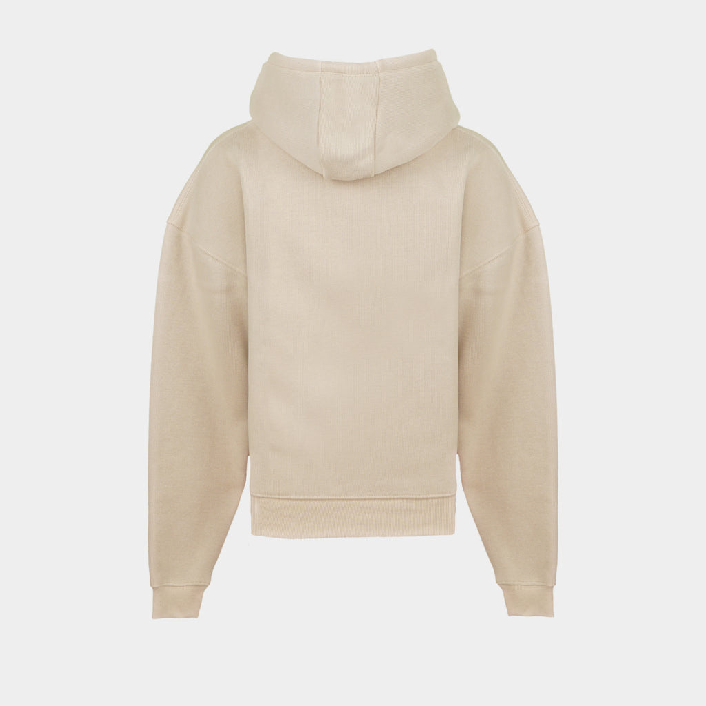 Beige women’s Baze Dessert hoodie –  back view