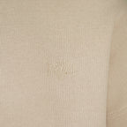 Beige Baze Dessert sweater – front logo view