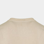 Beige men’s Baze Dessert sweater – back logo view