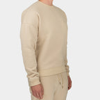 Beige men´s Baze Dessert sweater - model front view