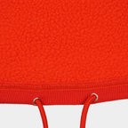 Red Baze Ember crop hoodie – inside view