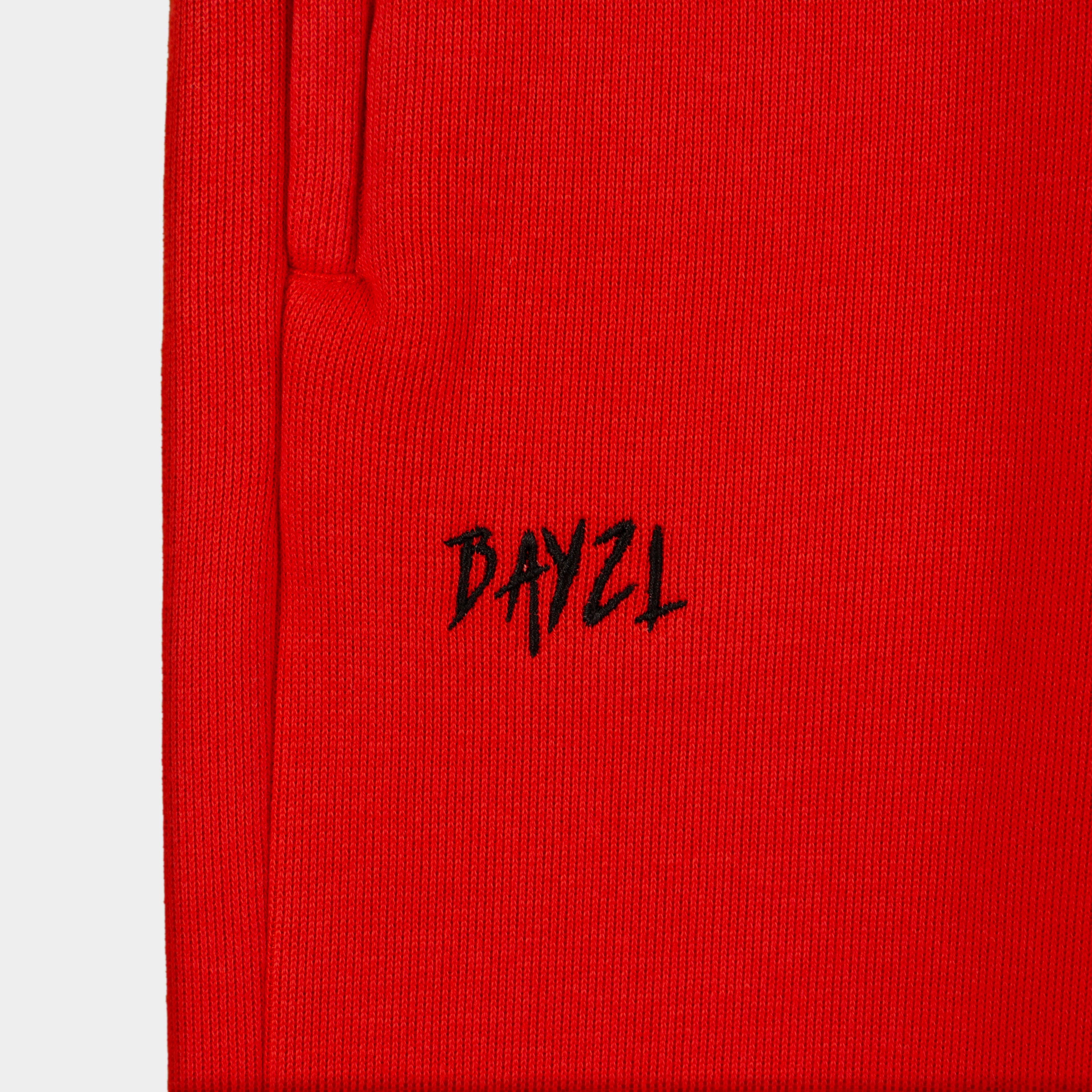 Red Baze Ember pants - logo view