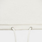 White Baze Ghost crop hoodie – inside view