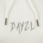 White women’s Baze Ghost hoodie – front logo view