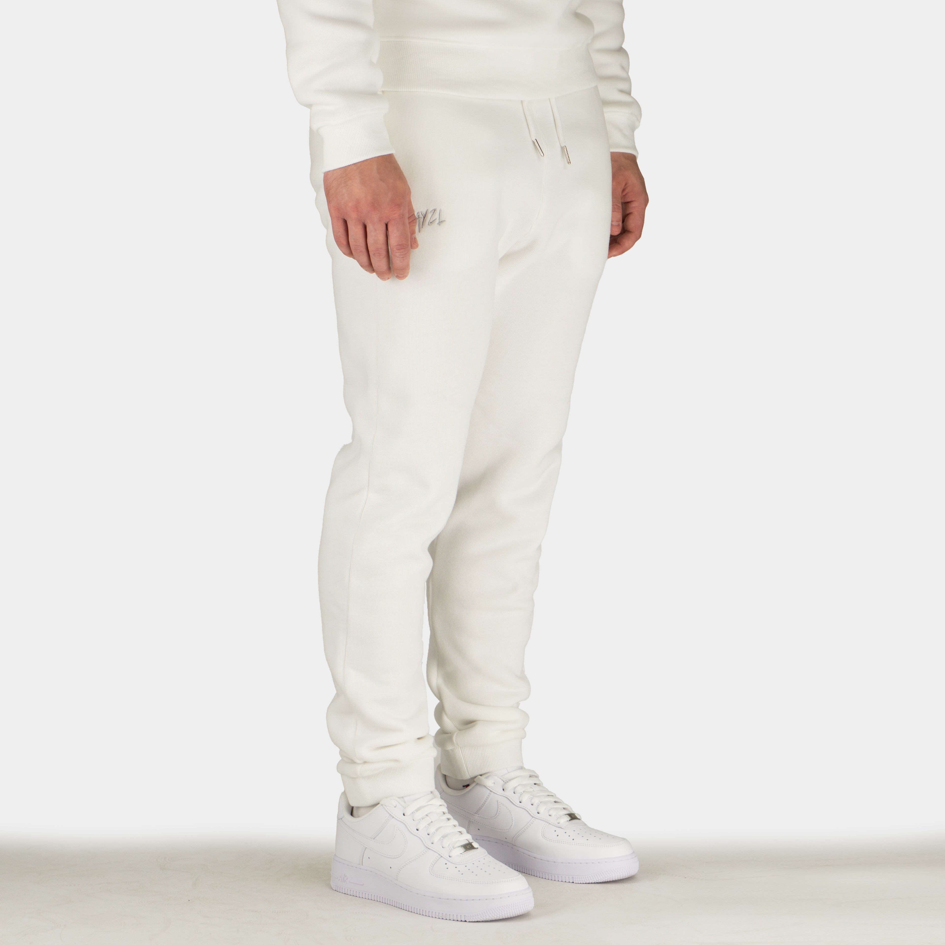 White men´s Baze Ghost lock pants - model side view