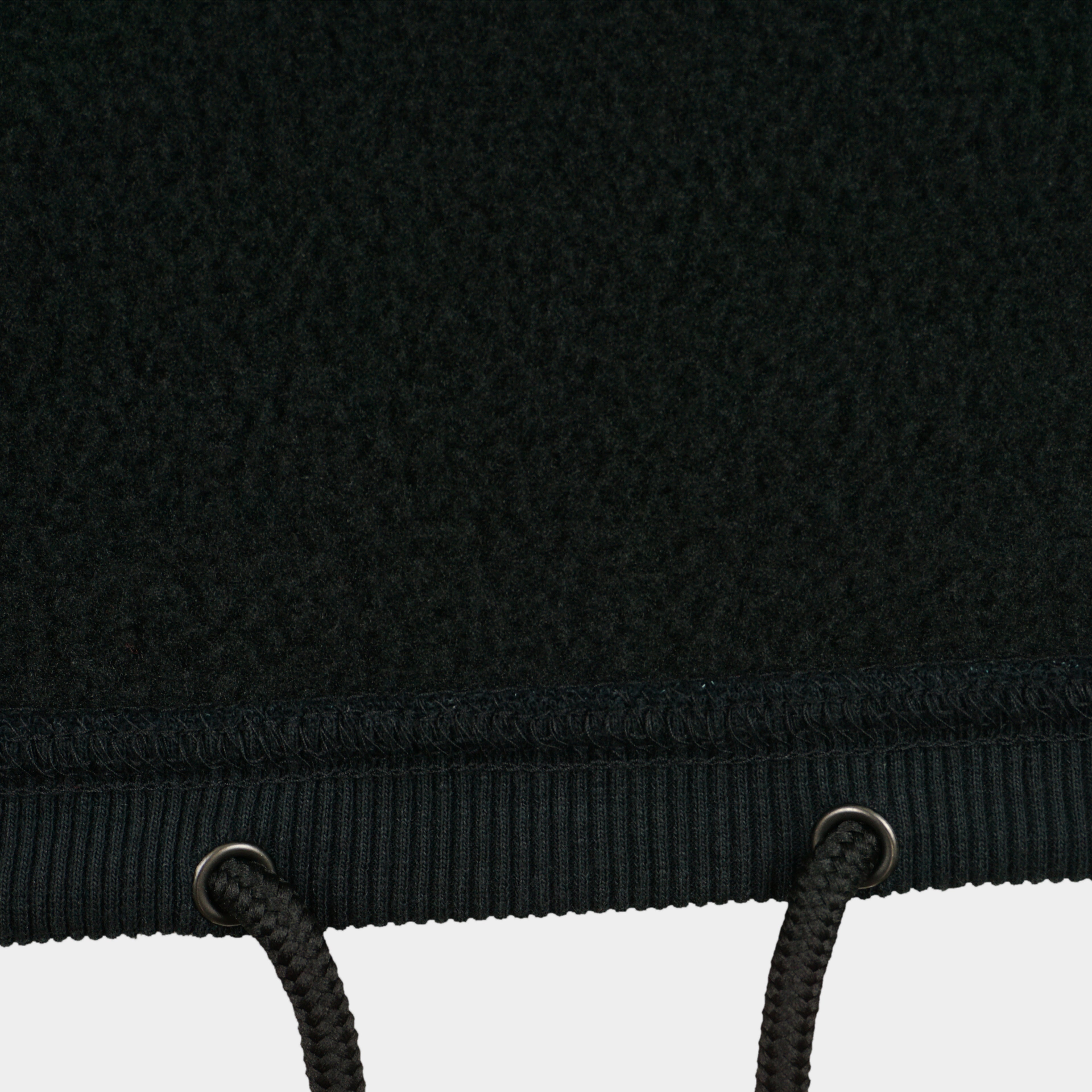 Black Baze Midnight crop hoodie – inside view