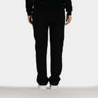 Black women´s Baze Midnight flow pants - model back view