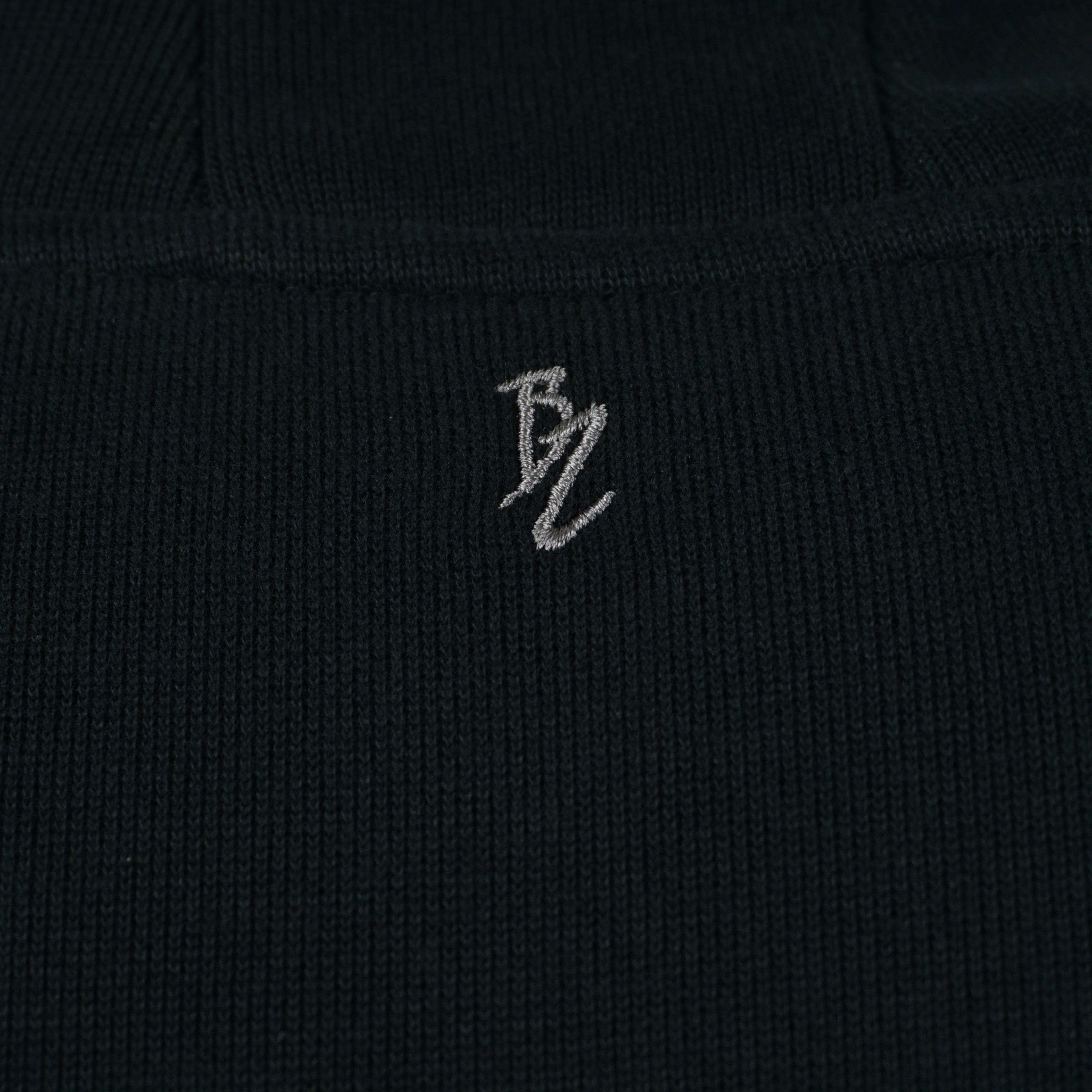 Black Baze Midnight hoodie – back logo view