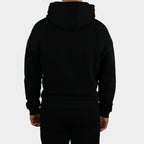Black men´s Baze Midnight hoodie - model back view