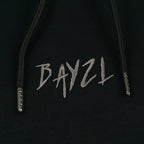 Black women’s Baze Midnight hoodie – front logo view