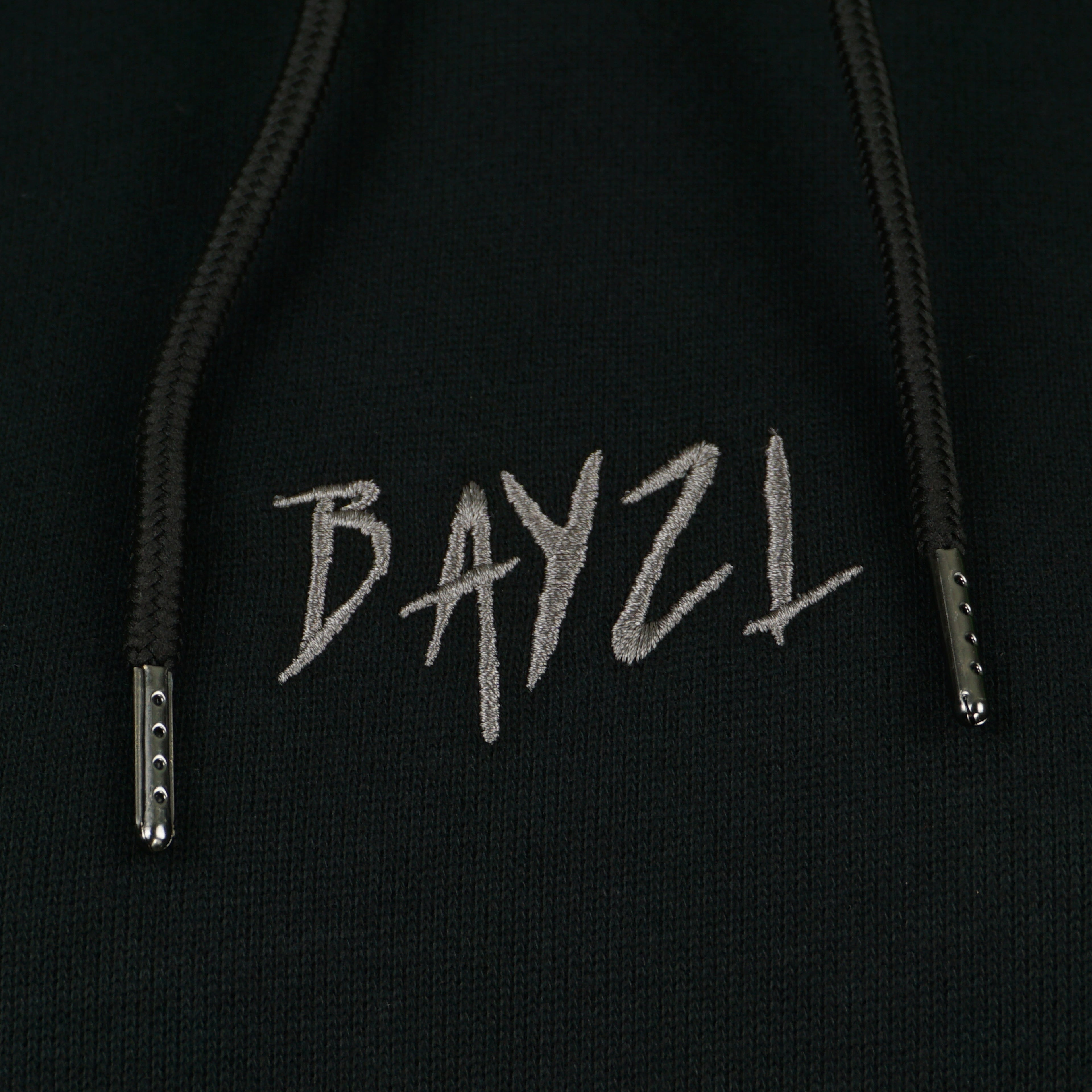 Black women’s Baze Midnight hoodie – front logo view