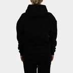 Black women´s Baze Midnight hoodie - model back view