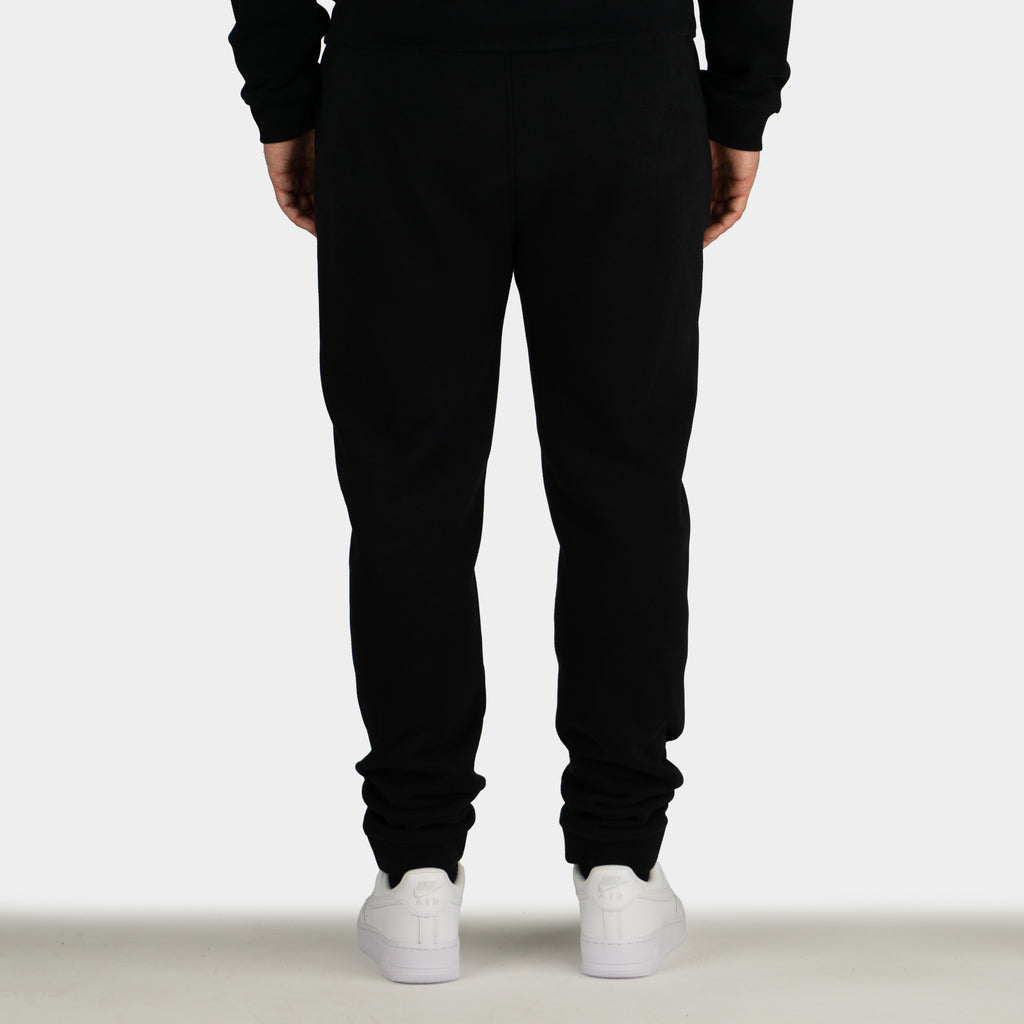 Black men´s Baze Midnight lock pants - model back view