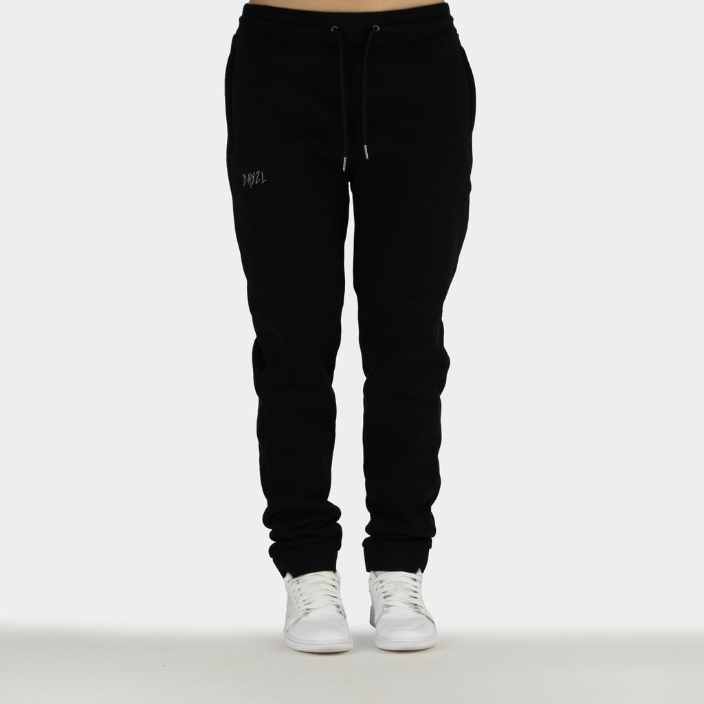 Black women´s Baze Midnight lock pants - model front view