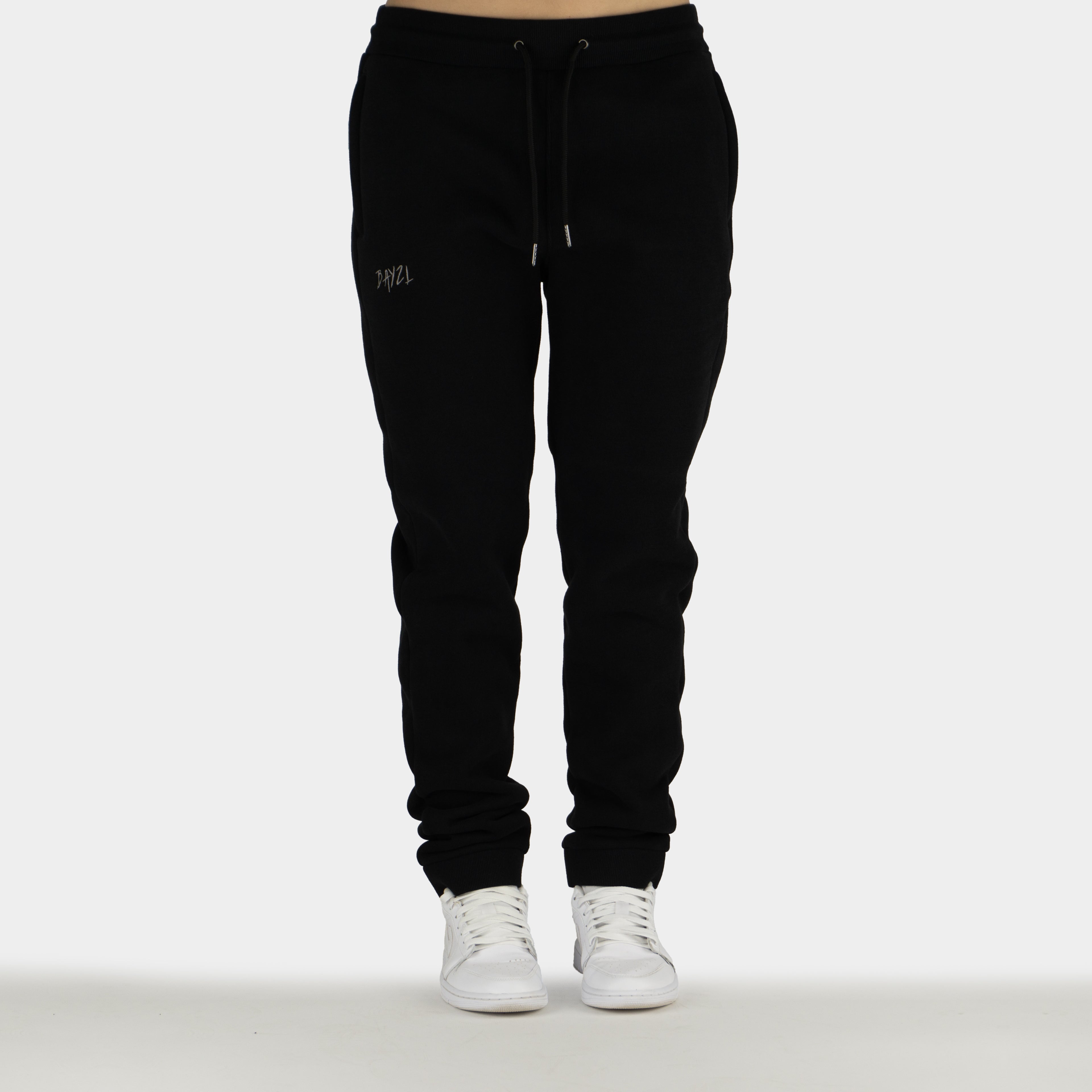 Black women´s Baze Midnight lock pants - model front view