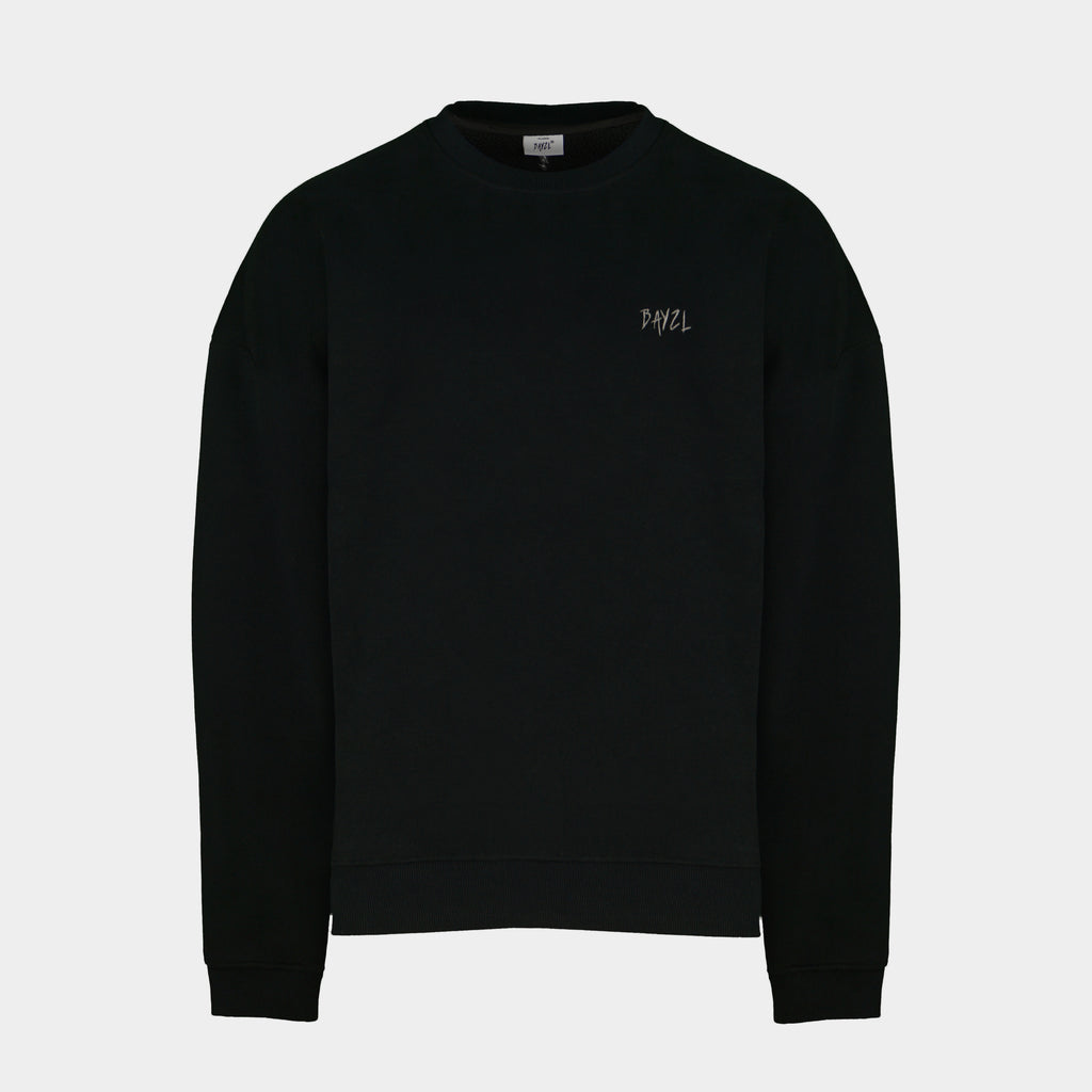 Black men’s Baze Midnight sweater – front view