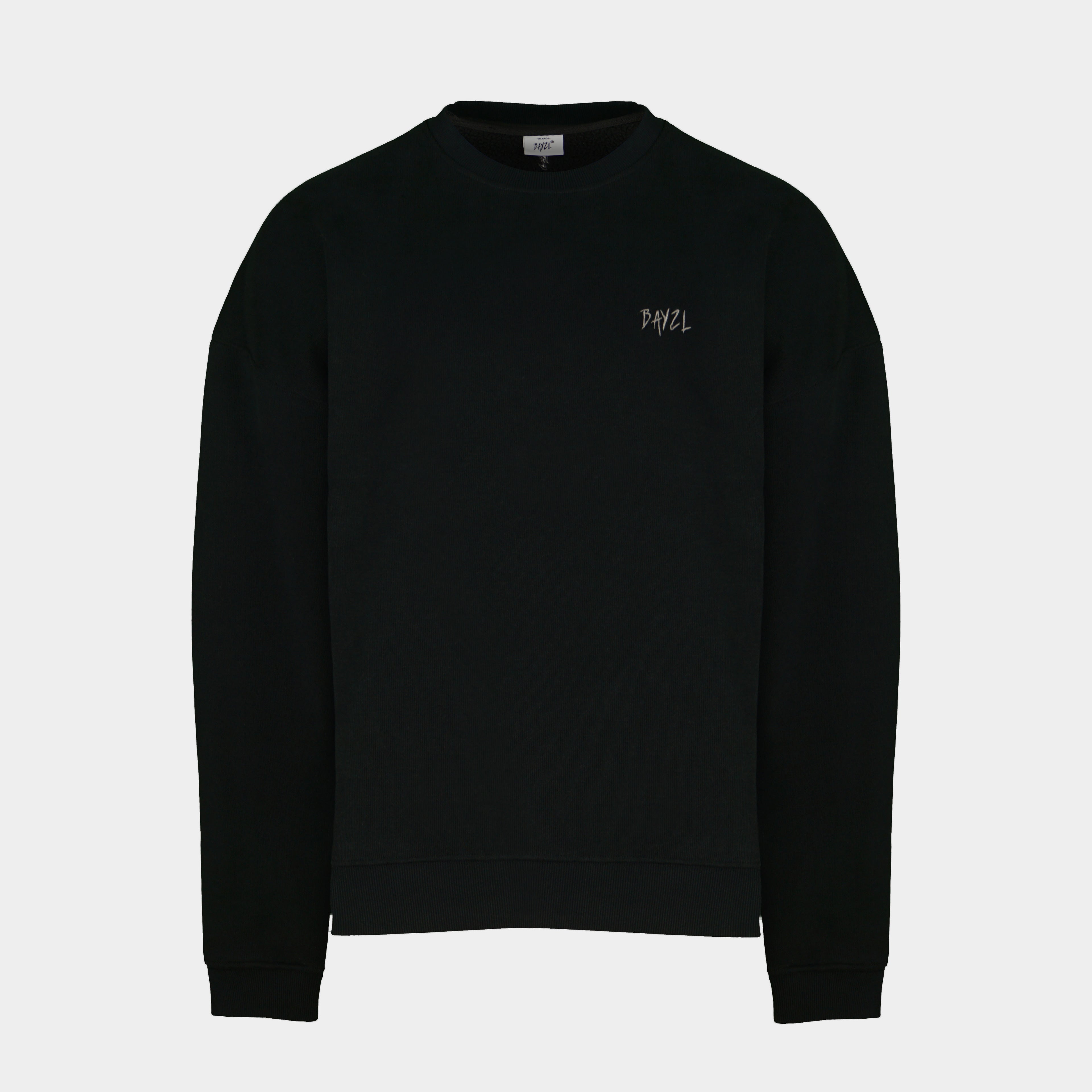 Black men’s Baze Midnight sweater – front view