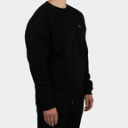 Black men´s Baze Midnight sweater - model front view