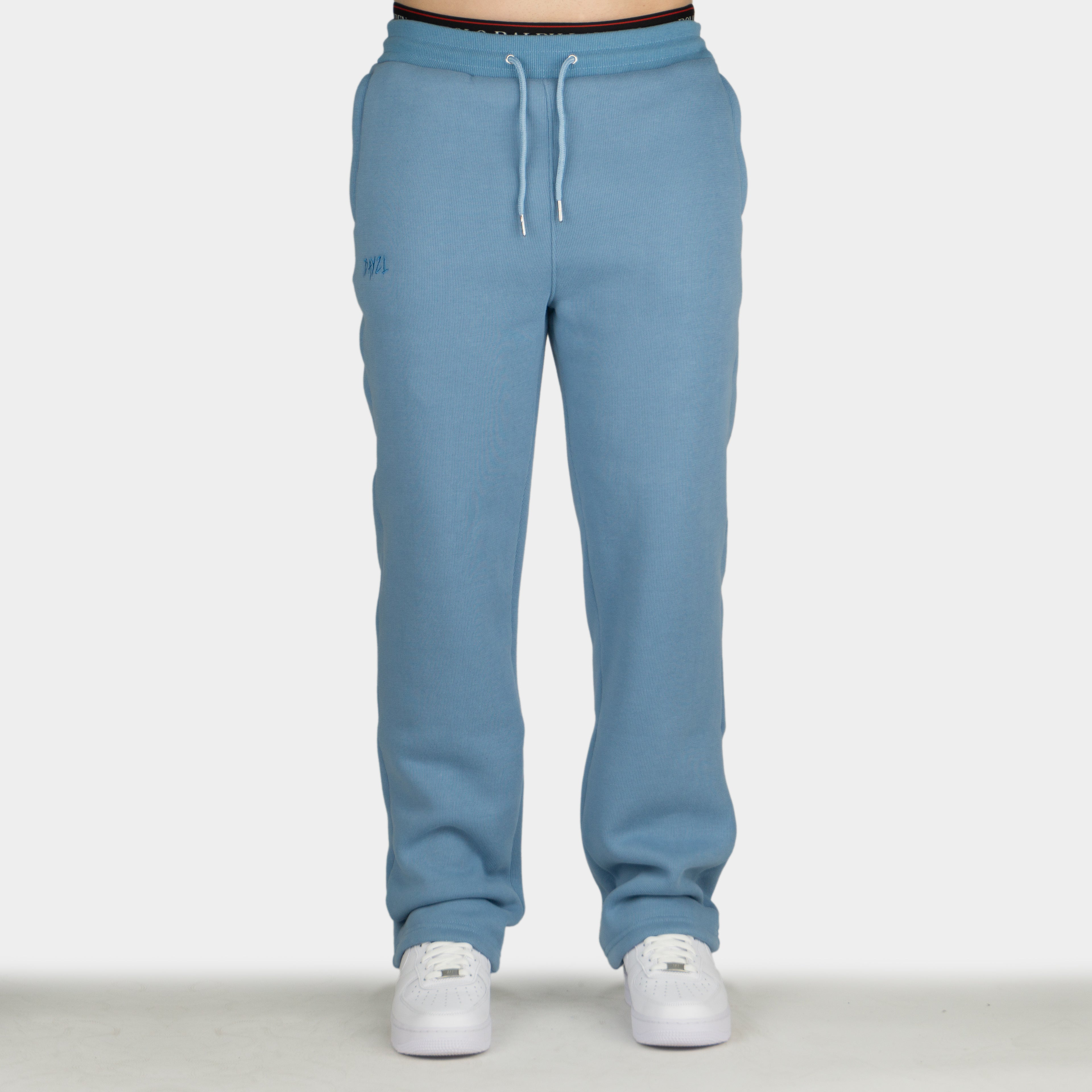 Blue men´s Baze Skyline flow pants - model front view