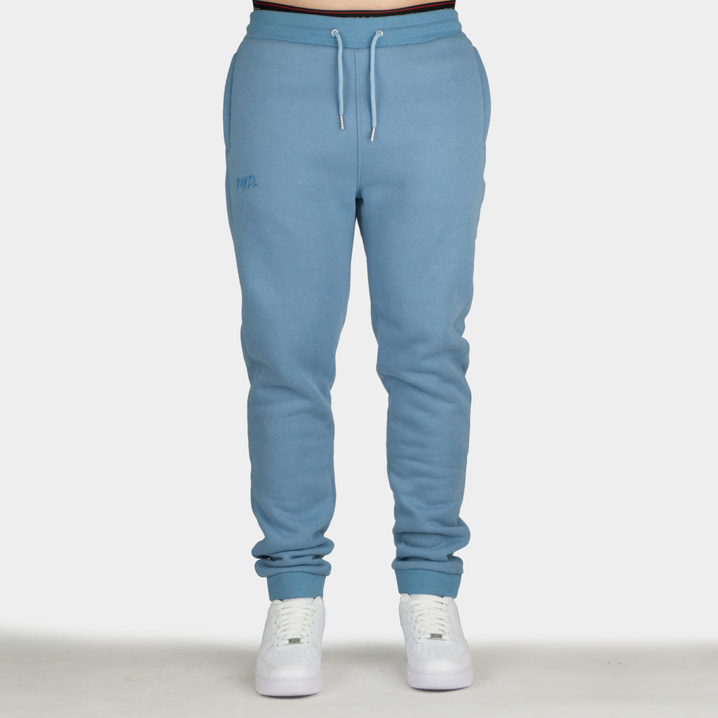 Blue men´s Baze Skyline lock pants - model front view