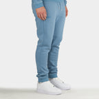 Blue men´s Baze Skyline lock pants - model side view